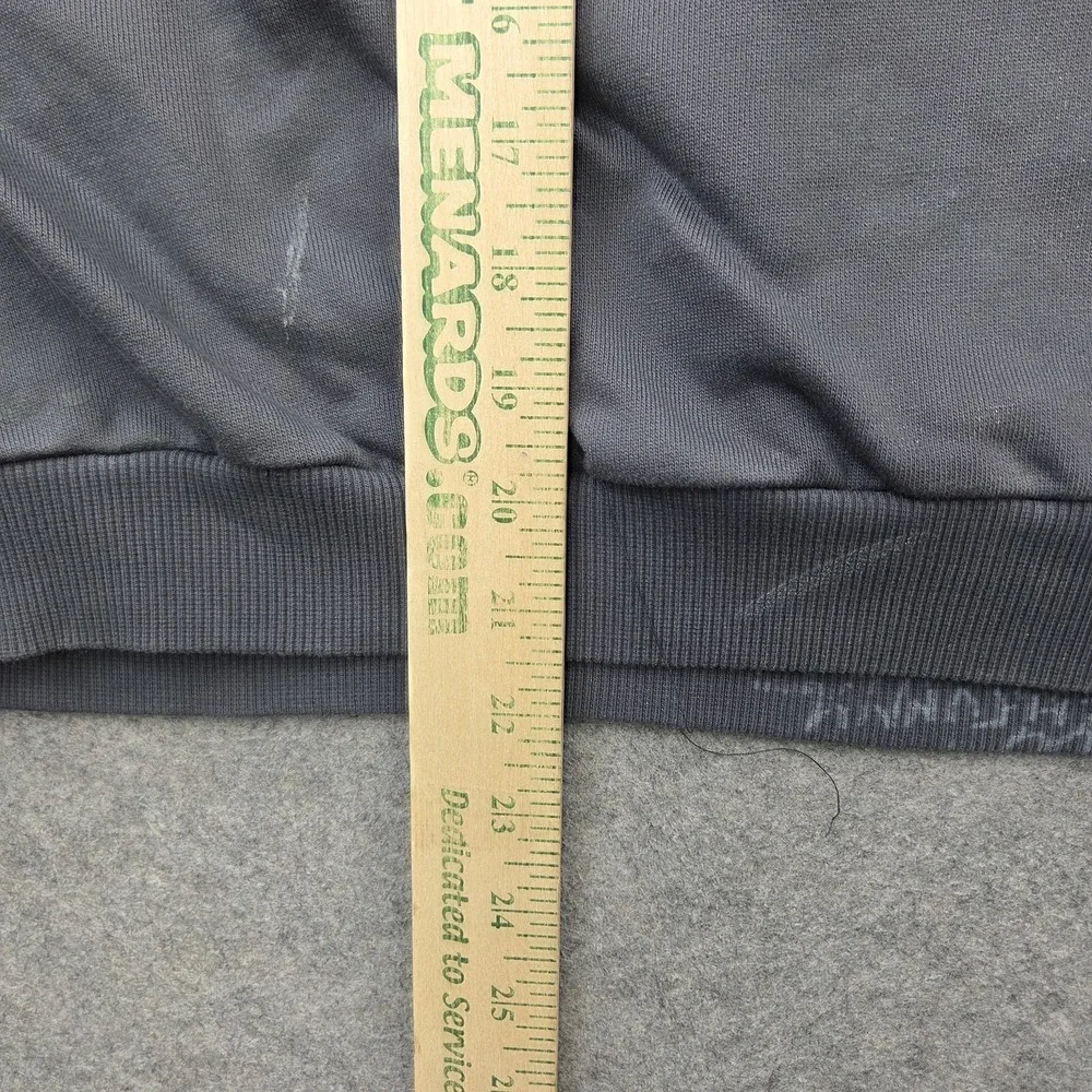Cozed Hoodie‎ Mens Medium Gray Fleece Pullover Sweatshirt Graphic Garms Logo